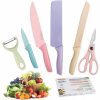 6-Piece Kitchen Knife Set with Corrugated Blade product shot displaying key design features and visual details for e-commerce cataloging.