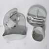 6-Piece Non-Toxic Silicone Baby Feeding Set with Panda Suction Bowl, Bib, Plate, Cup, Spoon & Fork product shot displaying key design features and visual details for e-commerce cataloging.