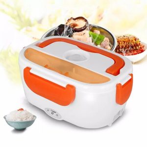 Electric Lunch Box Portable Food Heater and Warmer for Home and Office Use product shot displaying key design features and visual details for e-commerce cataloging.