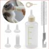 Pet Nursing Bottle Set for Puppies and Kittens with Soft Silicone Nipples