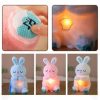 Plush Breathing Cute Rabbit Toy with Sensory Electronic Soft Tech