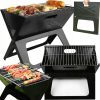 Portable BBQ Grill with Folding X-Type Frame (44cm x 27.5cm) product shot displaying key design features and visual details for e-commerce cataloging.