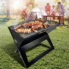 Portable BBQ Grill with Folding X-Type Frame (44cm x 27.5cm)