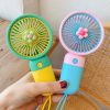 Portable Handheld Fan - USB Rechargeable Soft Silicone Mini Pocket Fan