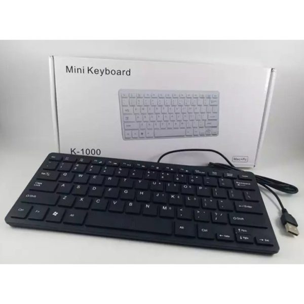 Portable Mini Keyboard - K1000 Slim Design product shot displaying key design features and visual details for e-commerce cataloging.