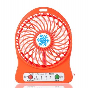 Portable Rechargeable Mini USB Fan Handheld & Desk-Mountable Air Cooler product shot displaying key design features and visual details for e-commerce cataloging.
