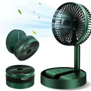 Portable Rechargeable Telescopic Folding Fan FS-21 product shot displaying key design features and visual details for e-commerce cataloging.
