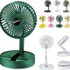 Portable Rechargeable Telescopic Folding Fan FS-21 product shot displaying key design features and visual details for e-commerce cataloging.