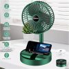 Portable Rechargeable Telescopic Folding Fan FS-21 product shot displaying key design features and visual details for e-commerce cataloging.