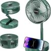 Portable Rechargeable Telescopic Folding Fan FS-21 product shot displaying key design features and visual details for e-commerce cataloging.