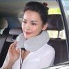 U-Shaped Memory Foam Travel Neck Pillow with Massage and Cervical Support product shot displaying key design features and visual details for e-commerce cataloging.