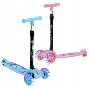 Kids Scooter with Folding Frame for Boys & Girls product shot displaying key design features and visual details for e-commerce cataloging.