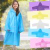 Kids Waterproof Raincoat - Reusable Thickened Transparent EVA Rainwear Suit (53 x 82cm) product shot displaying key design features and visual details for e-commerce cataloging.
