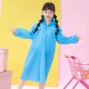 Kids Waterproof Raincoat - Reusable Thickened Transparent EVA Rainwear Suit (53 x 82cm) product shot displaying key design features and visual details for e-commerce cataloging.