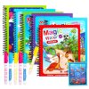 Magic Water Drawing Book with Reusable Non-Toxic Montessori Coloring Pages for Kids product shot displaying key design features and visual details for e-commerce cataloging.