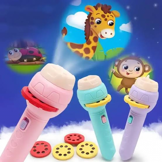 Mini Flashlight Slide Projector Toy for Kids with Image Reels (3) Mini Flashlight Slide Projector Toy for Kids with Image Reels product shot displaying key design features and visual details for e-commerce cataloging.
