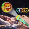 Mini Flashlight Slide Projector Toy for Kids with Image Reels (4) Mini Flashlight Slide Projector Toy for Kids with Image Reels